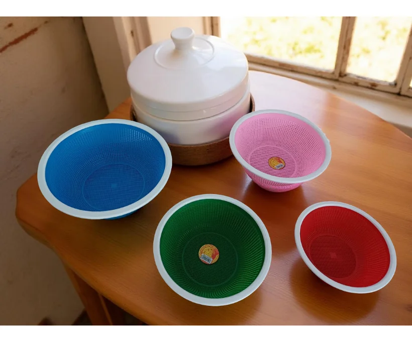 Colador Yathzi Bicolor Paquete (4)