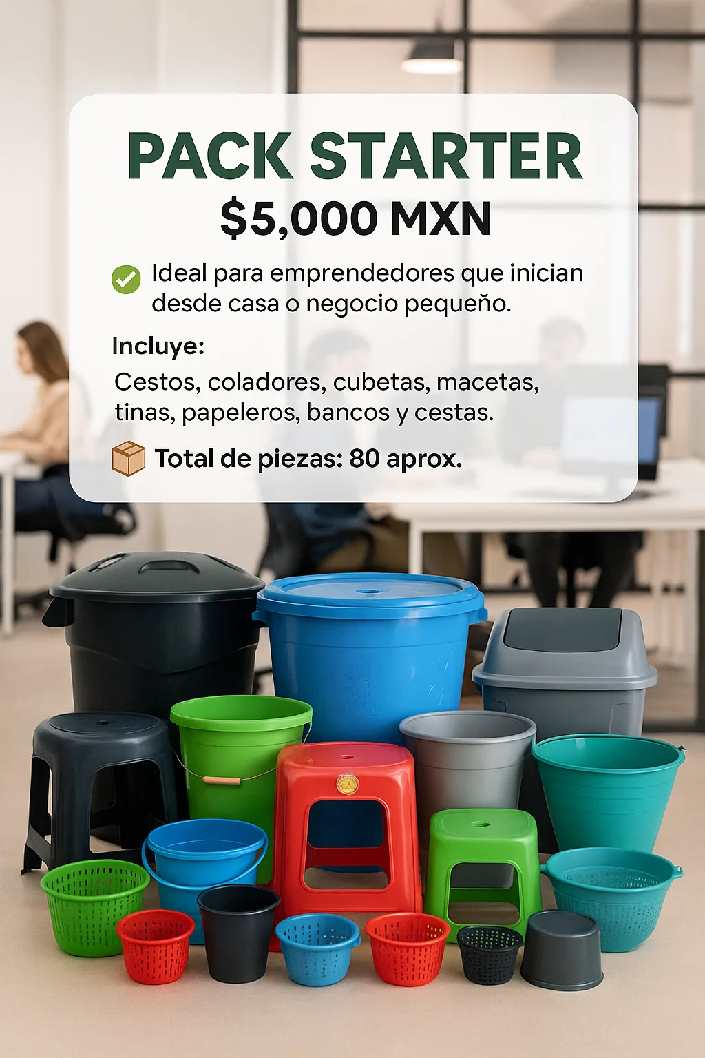 🟢 PACK STARTER – $5,000 MXN